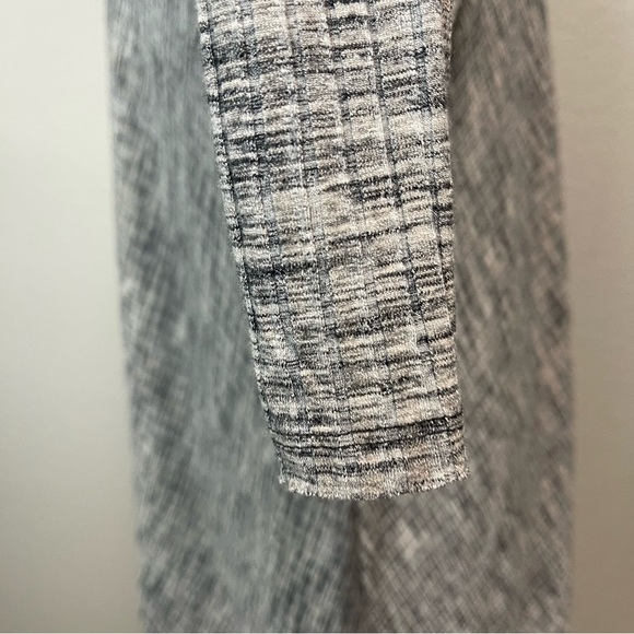 FP/ We the Free Textured Grey/Brown Vneck Long Sleeve Asymmetrical Tunic SMALL - Picture 3 of 6
